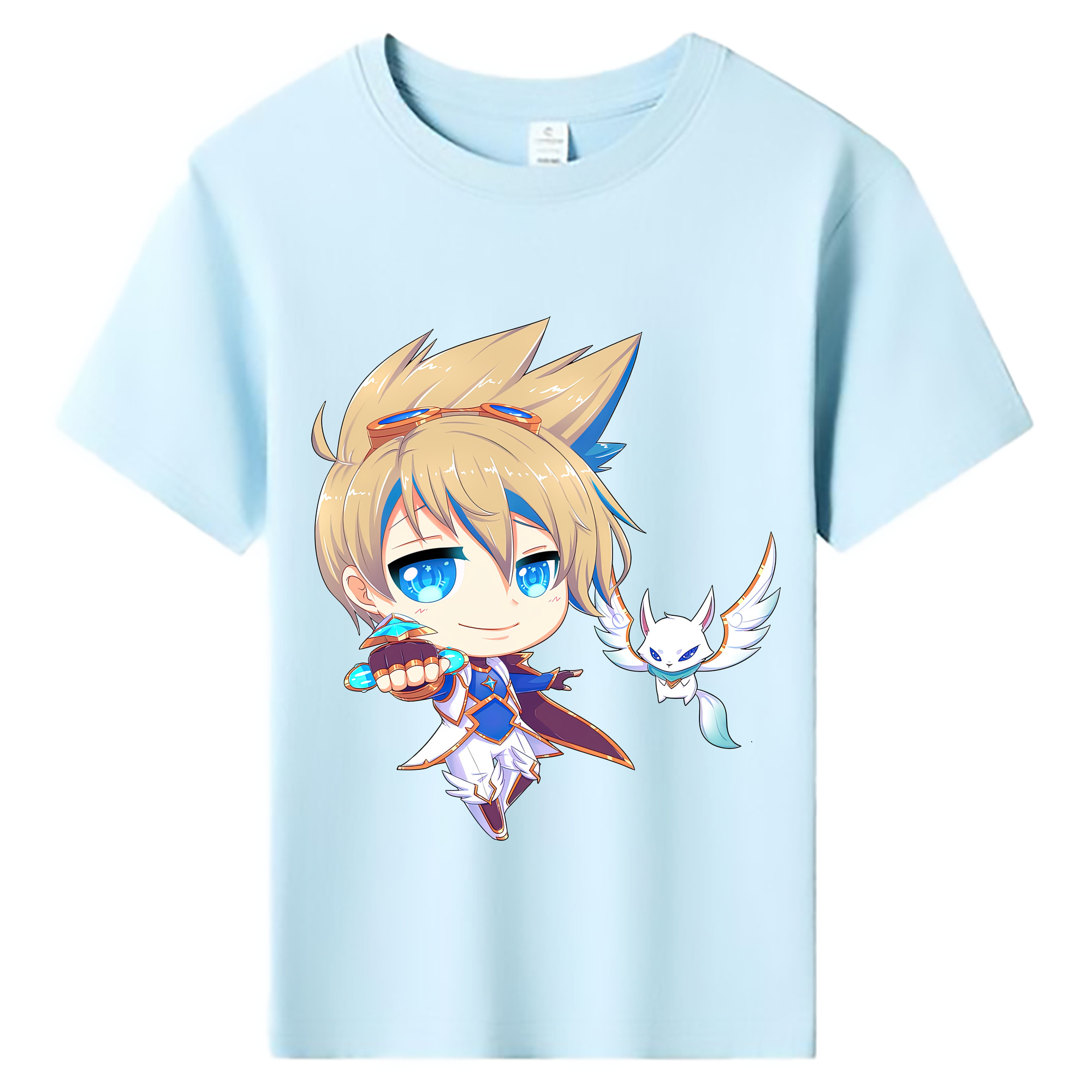 （画像用） リーグ・オブ・レジェンド League of Legends LOL 綿100％キッズTシャツ（フロントプリント）